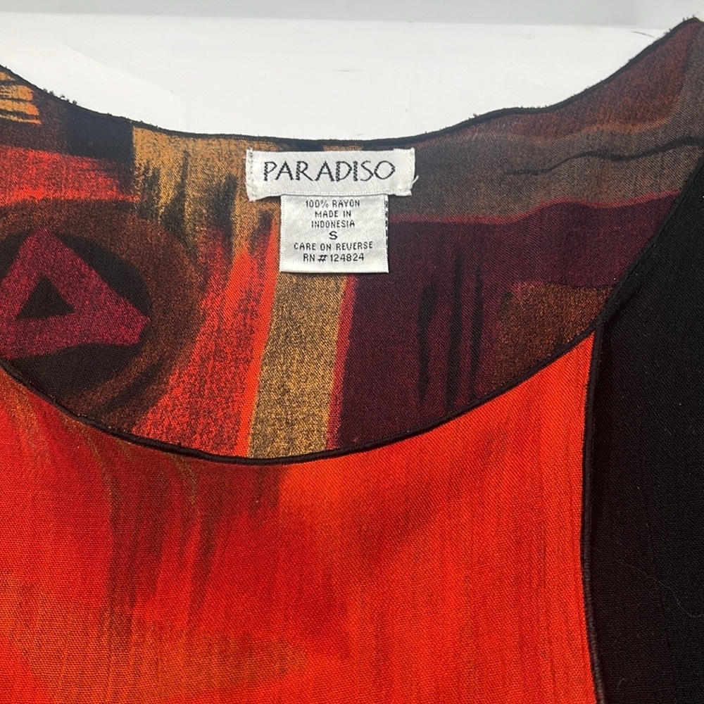 Paradiso Print Tunic With Asymmetric Hem - image 4